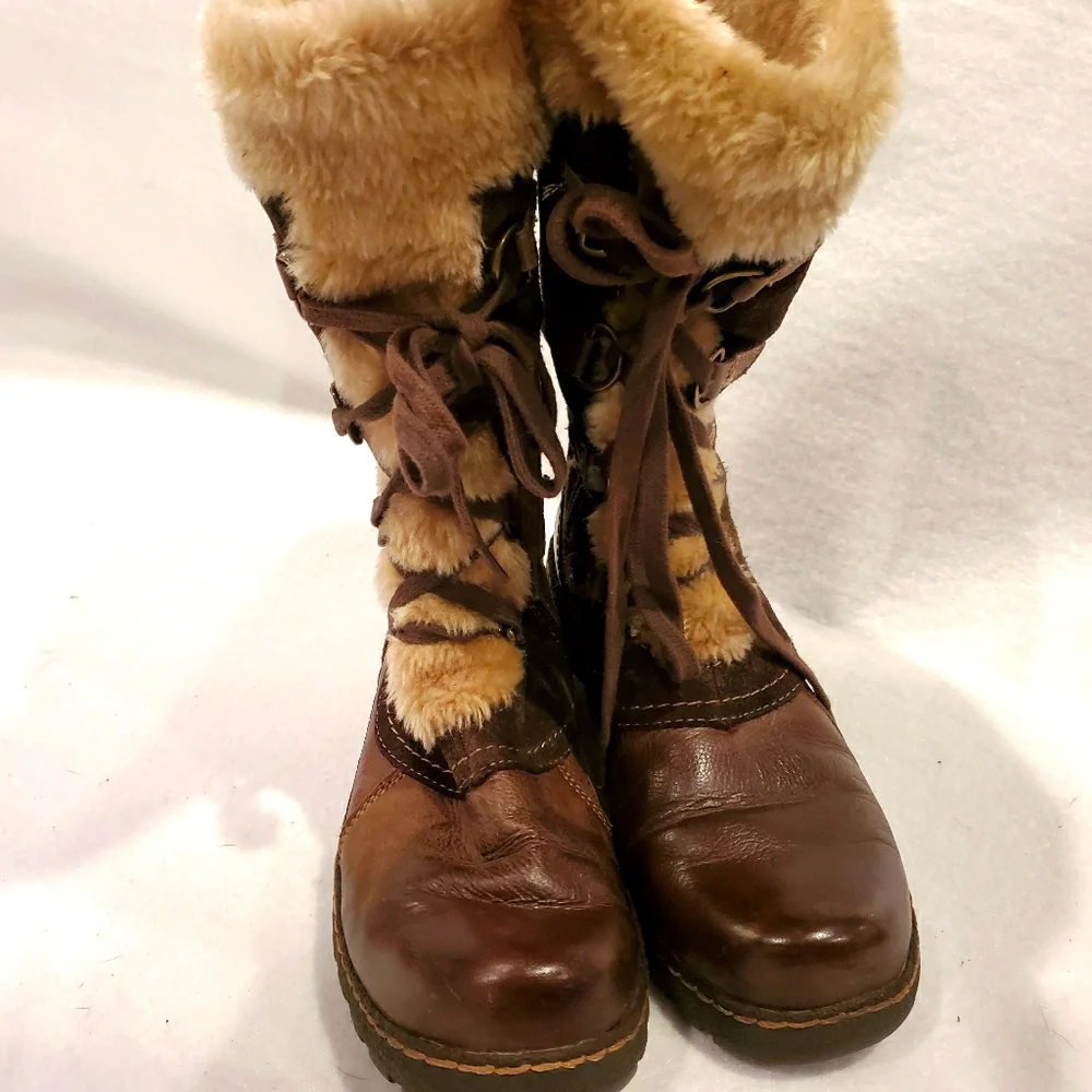 BareTraps Betheny Brown Size 7 Boots